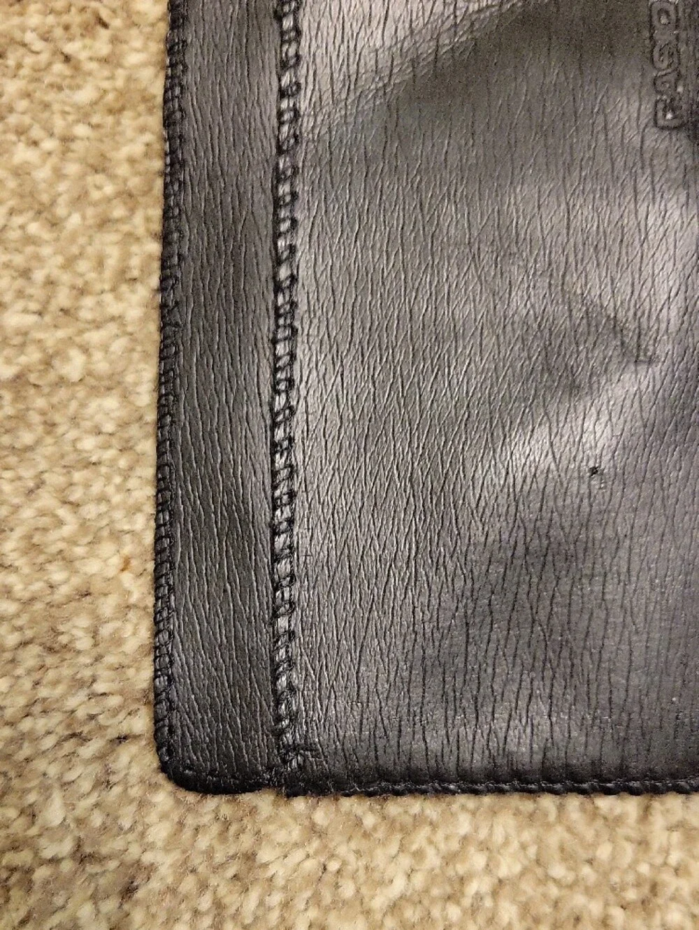 Casio Black Leather Slim Card Sleeve